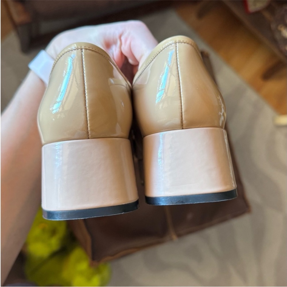 Jeffrey Campbell Student Platform Nude Patent Loafer size 6.5 - Picture 4 of 5
